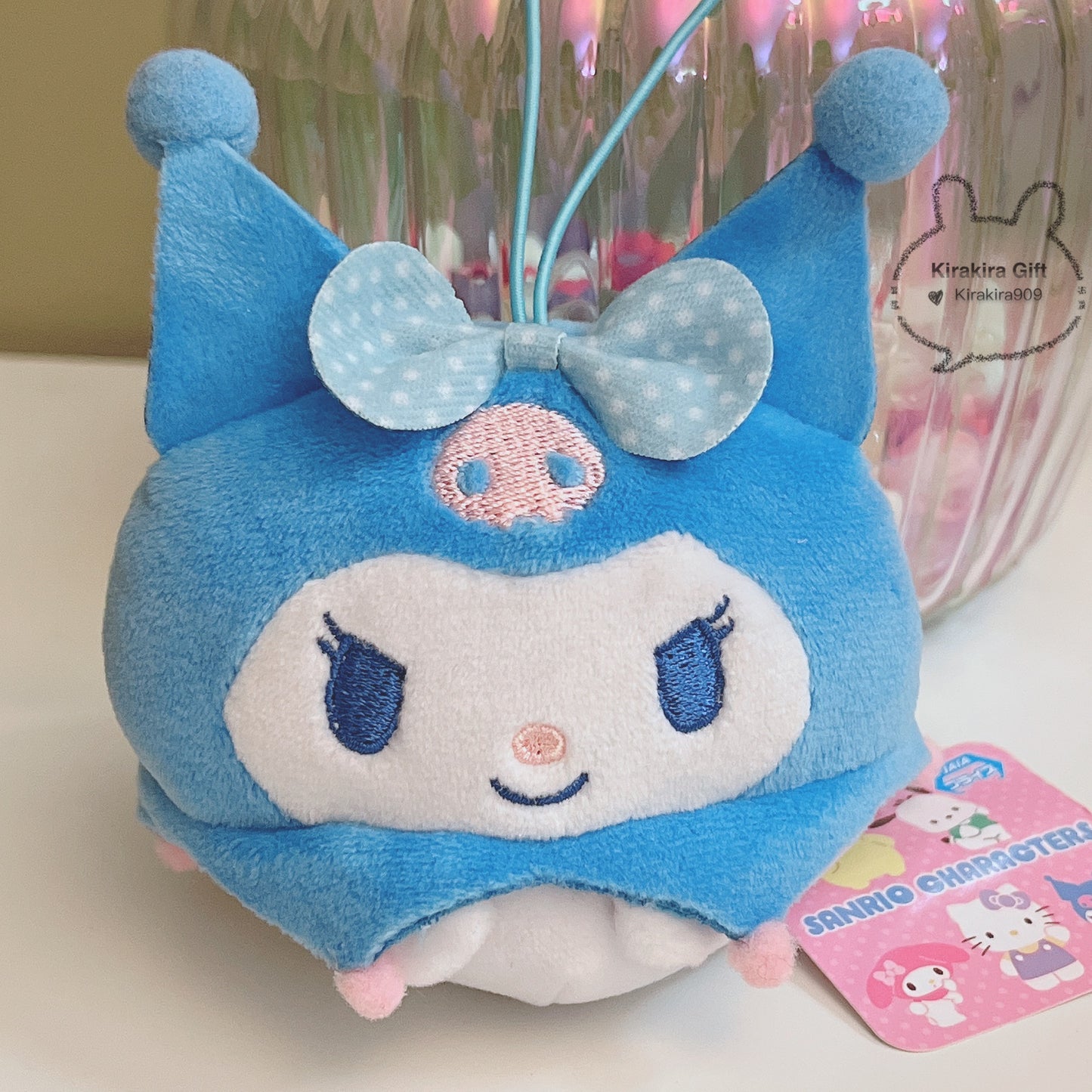 Kuromi Blue Ball Plush Charm