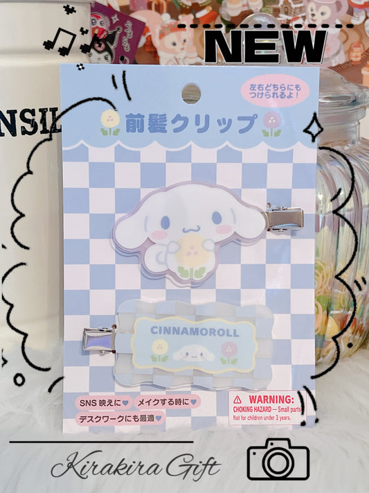 Cinnamoroll Flower Hair Clips