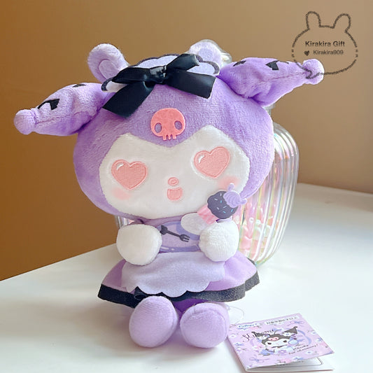 Kuromi Heart Eyes Icecream Plush Doll