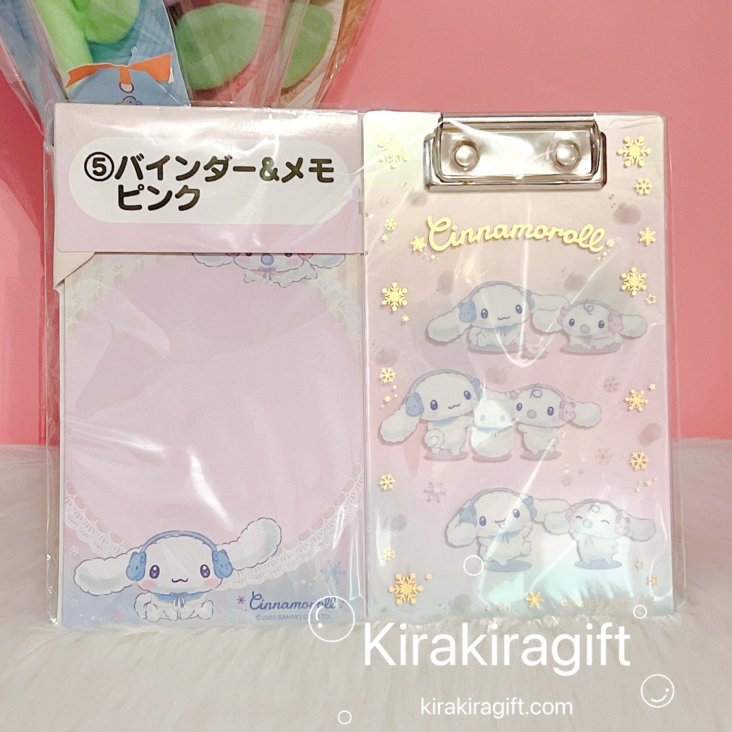 Cinnamoroll Memo Book Pink