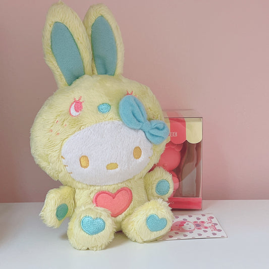 Hello Kitty Japan McD Pink Rabbit plush charm