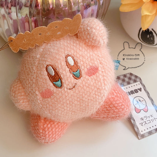 Kirby Knitted Waving plush charm