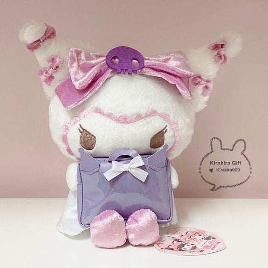 Kuromi White Leather Bag plush doll