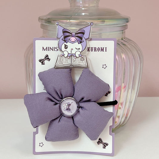 Kuromi Hair Tie & Clip Set