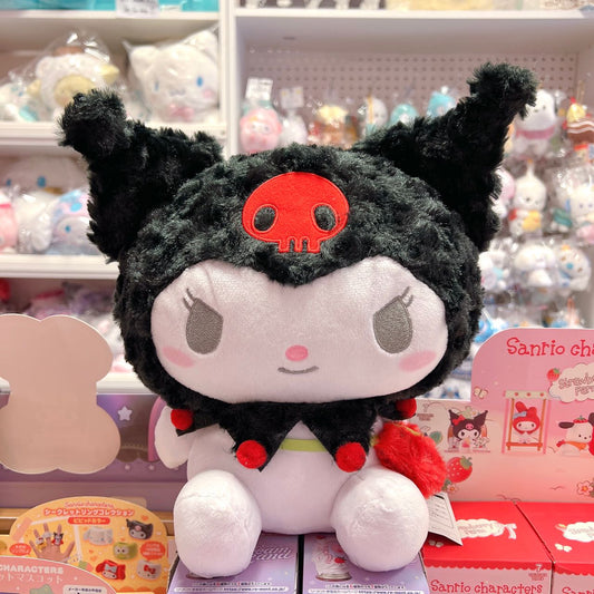 Kuromi Strawberry Backpack Plush Doll