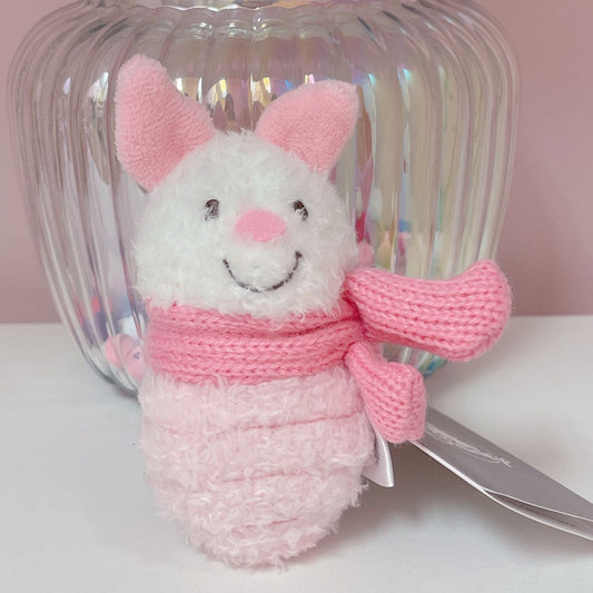 Piglet Snowman plush charm