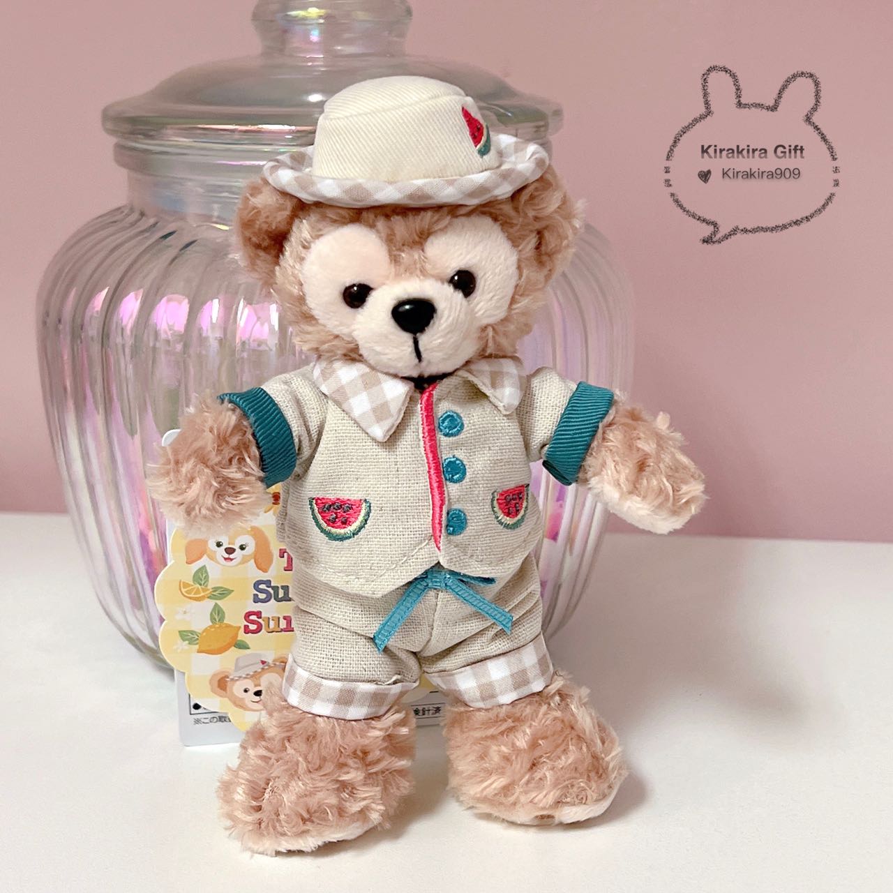 Tokyo Disney Summer Duffy Standing Plush Charm