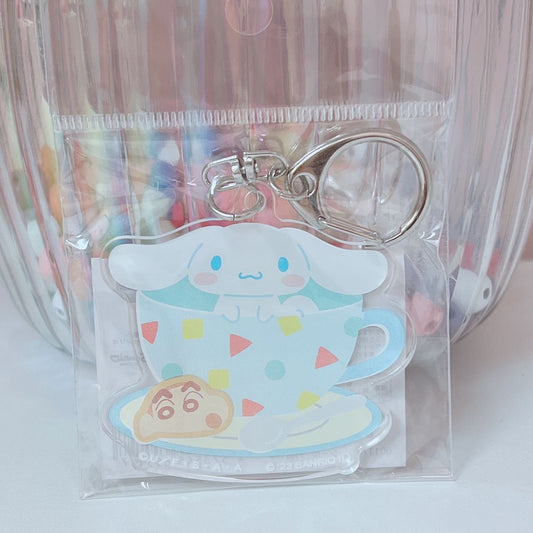 Cinnamoroll x Shinchan Keychain