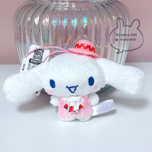 Cinnamoroll Strawberry Gentleman plush charm