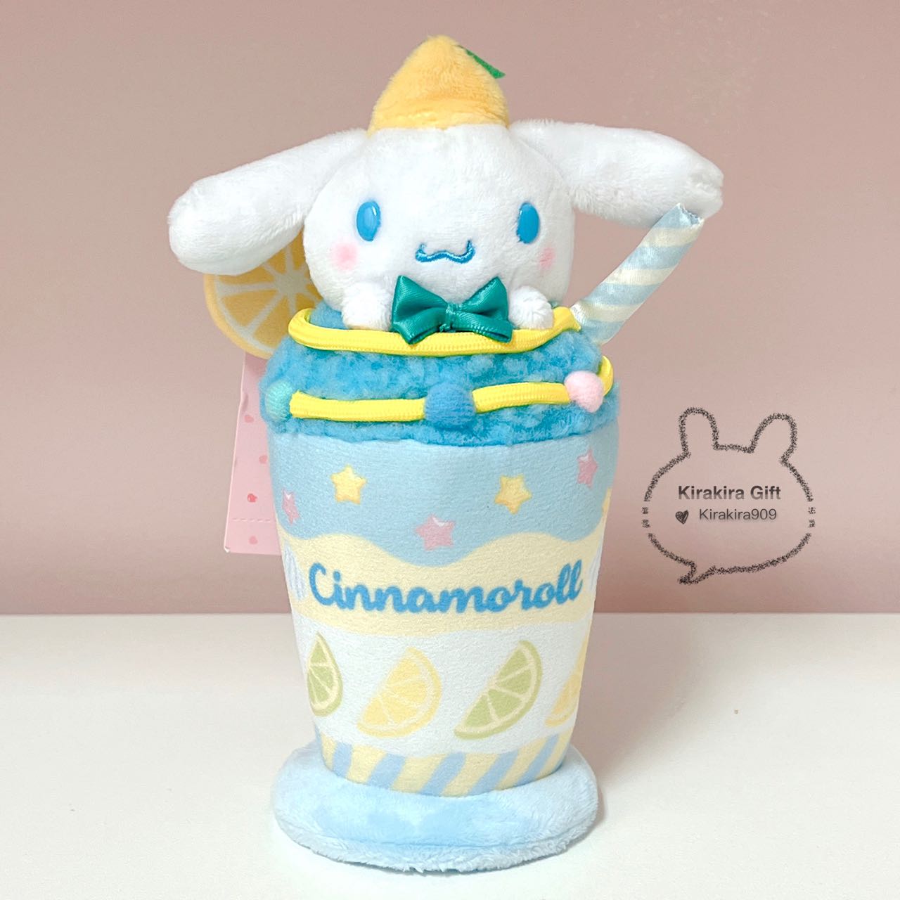 Cinnamoroll Lemon Ice Cream plush charm