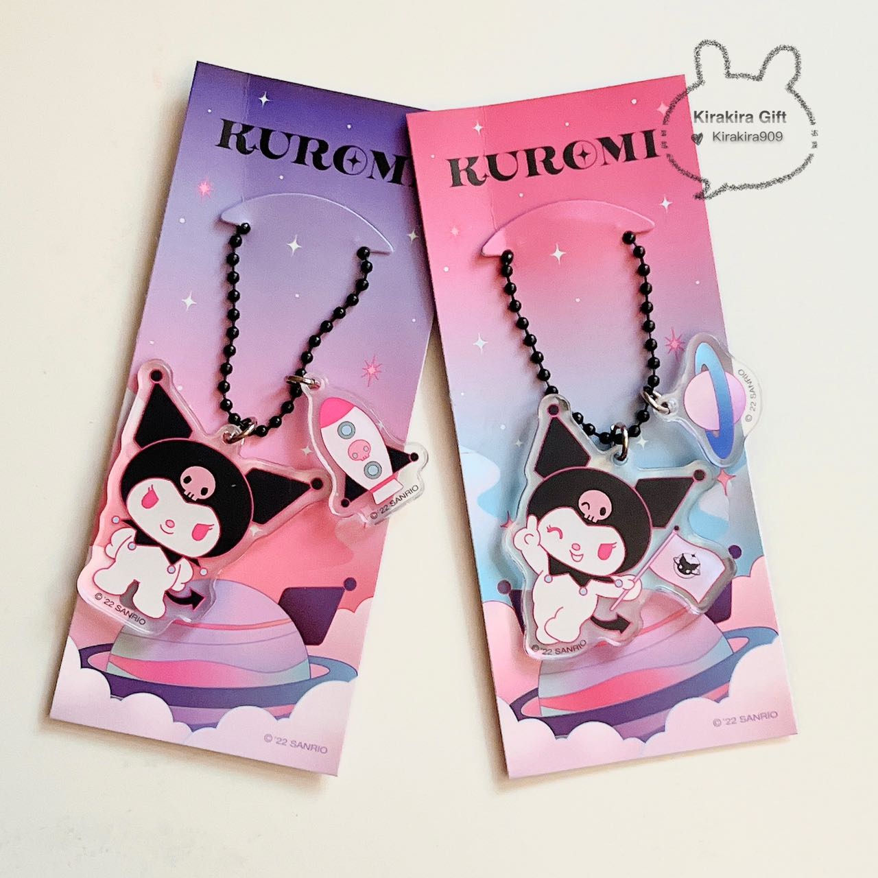 Kuromi Rocket Plan Keychain