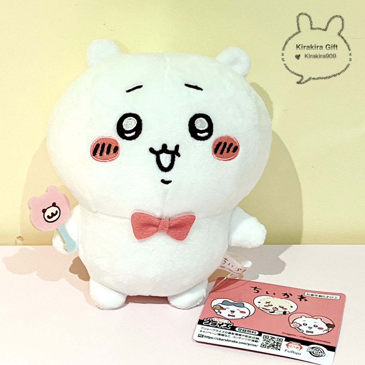 Chiikawa Red Bow Tie Plush Doll