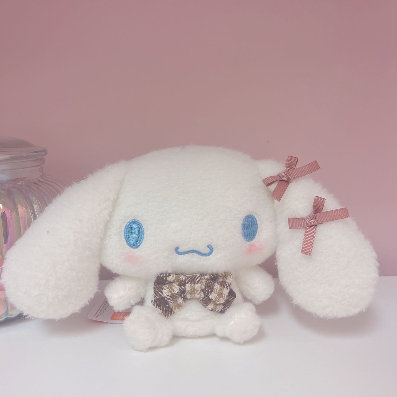 Cinnamoroll Winter Check Plush Doll