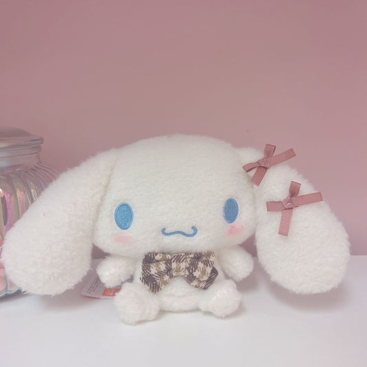 Cinnamoroll Winter Check Plush Doll