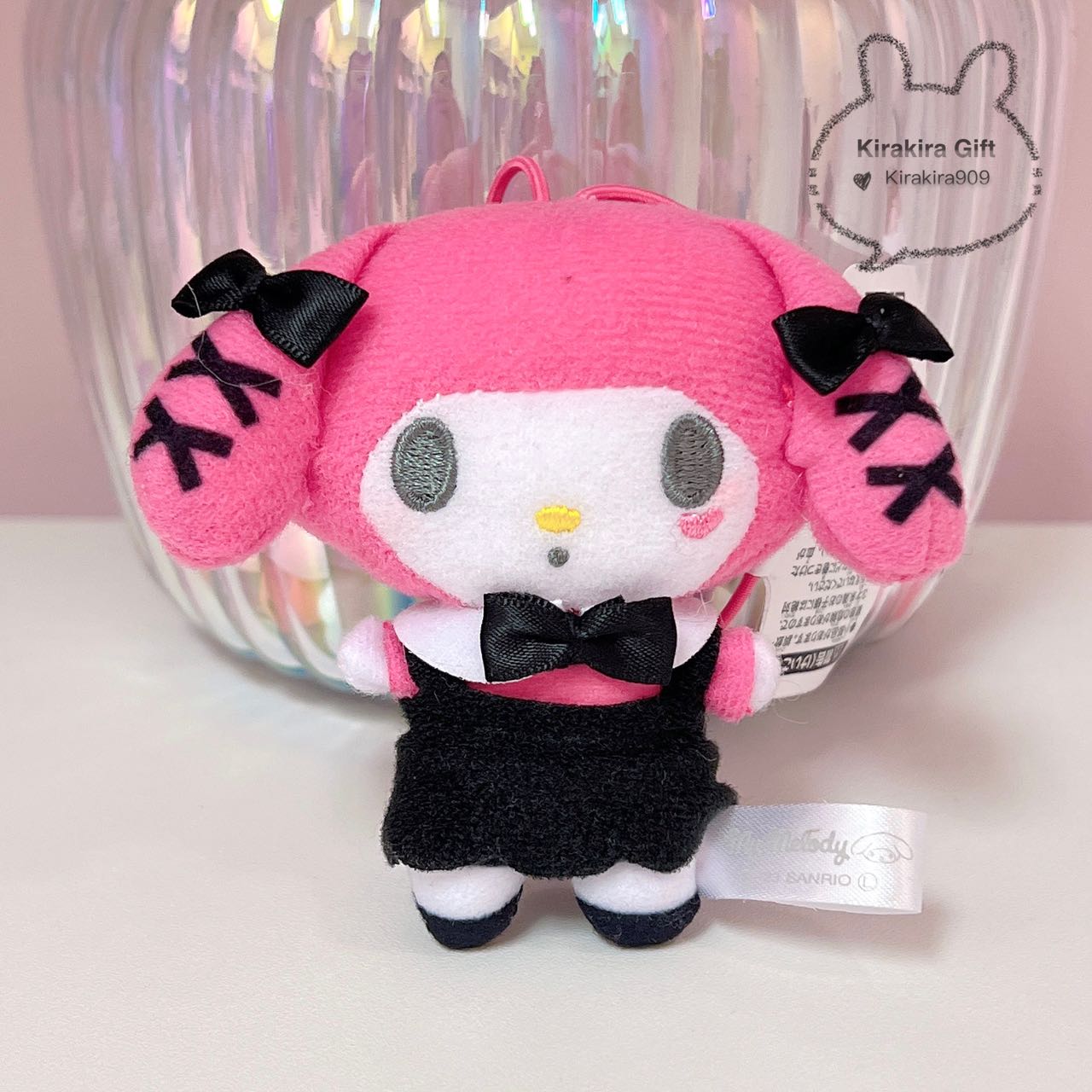 My Melody Dark Maid Black plush charm