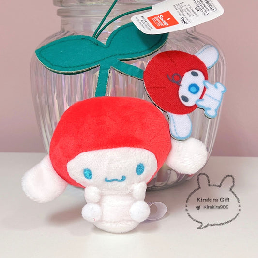 Cinnamoroll Twin Cherry plush charm