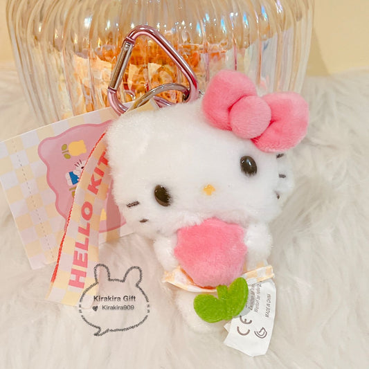 Hello Kitty Spring Flowers plush charm