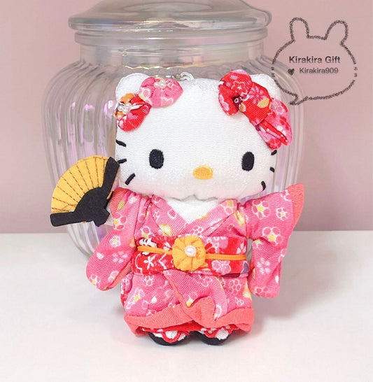 Hello Kitty Pink Kimono plush charm