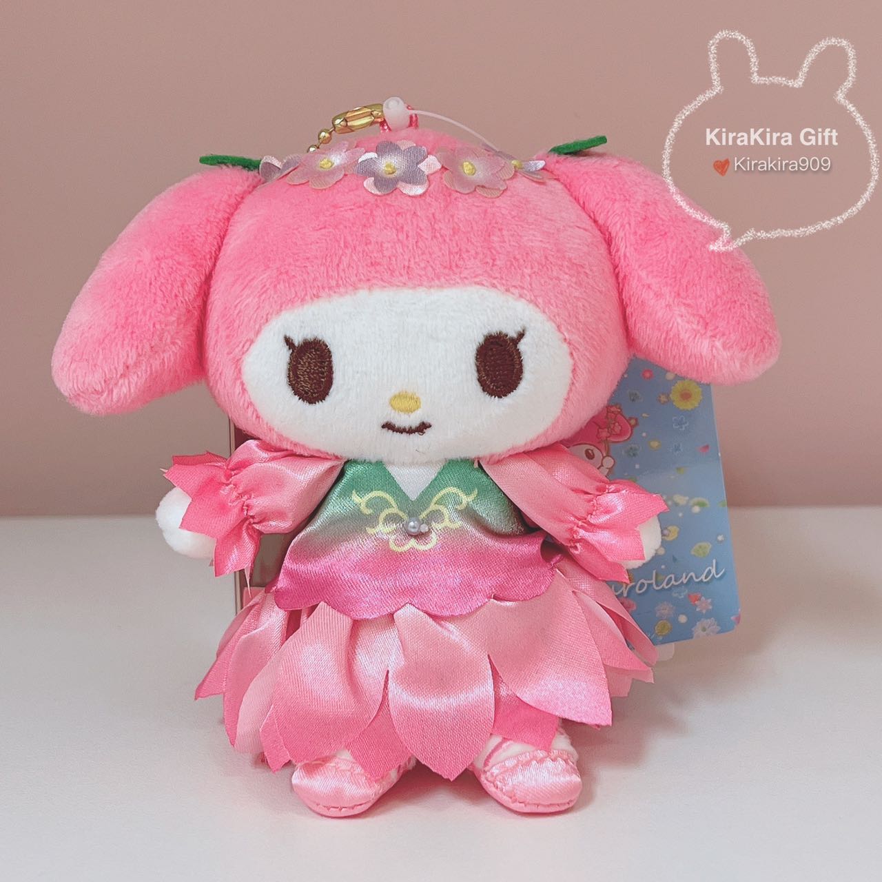 My Melody Hanfu Lotus Dress plush charm