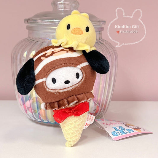 Pochacco Ice Cream Cone plush charm