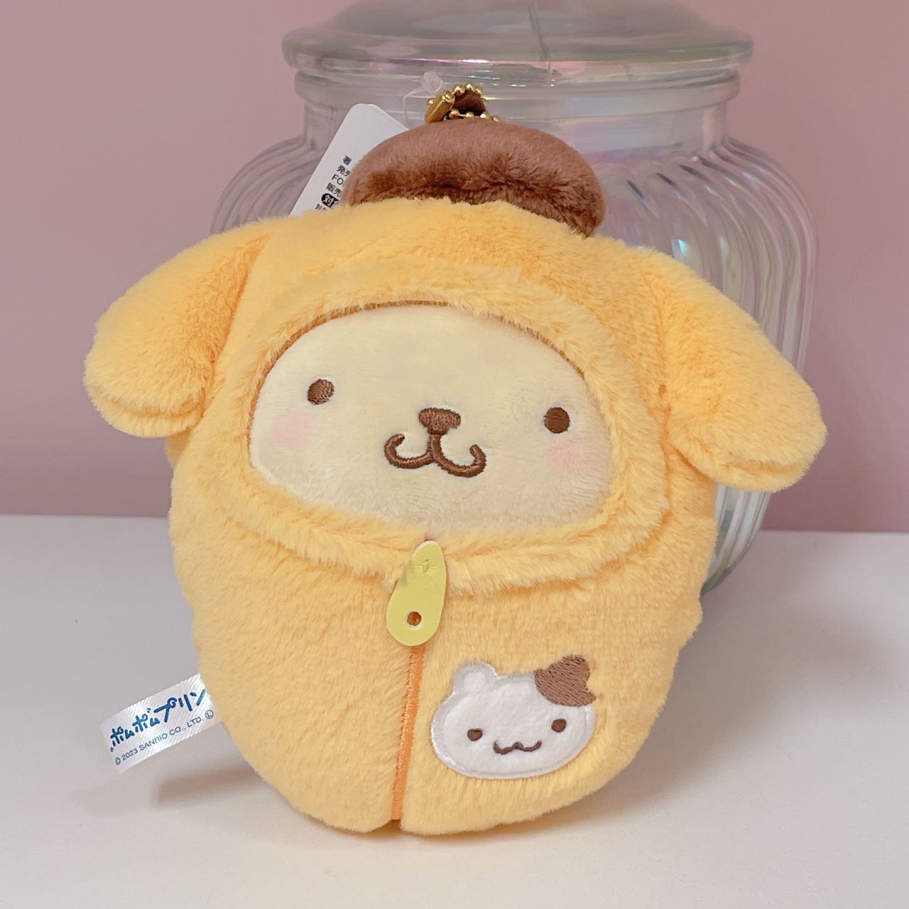Pompompurin Swaddle plush charm