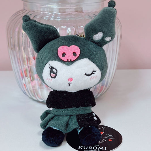 Kuromi Black Dress plush charm