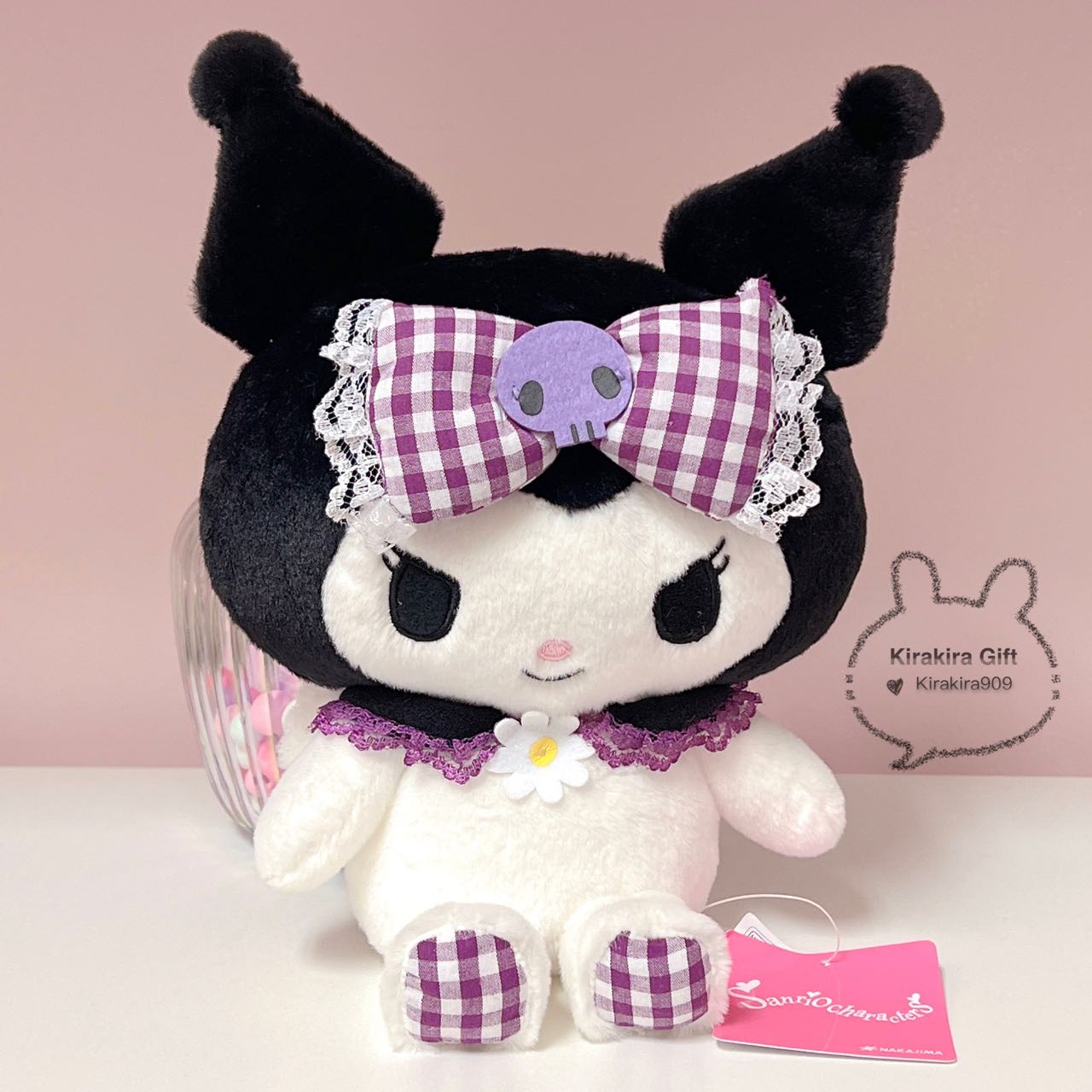 Kuromi Spring Flowers plush doll