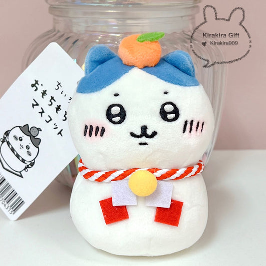 Hachiware Japan Post Snowman plush charm