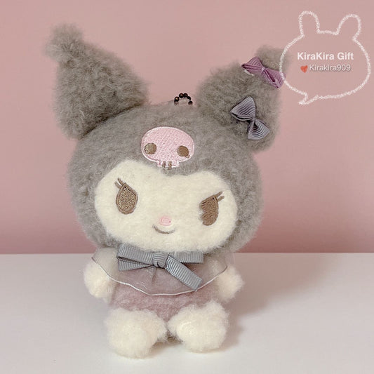 Kuromi Bow plush charm
