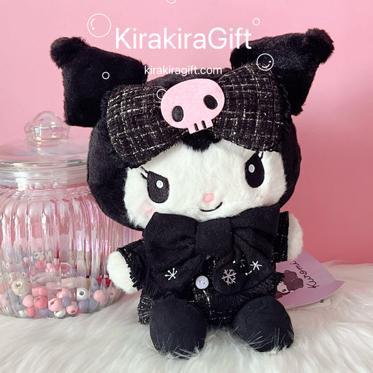 Kuromi Black Chanel-Style plush doll