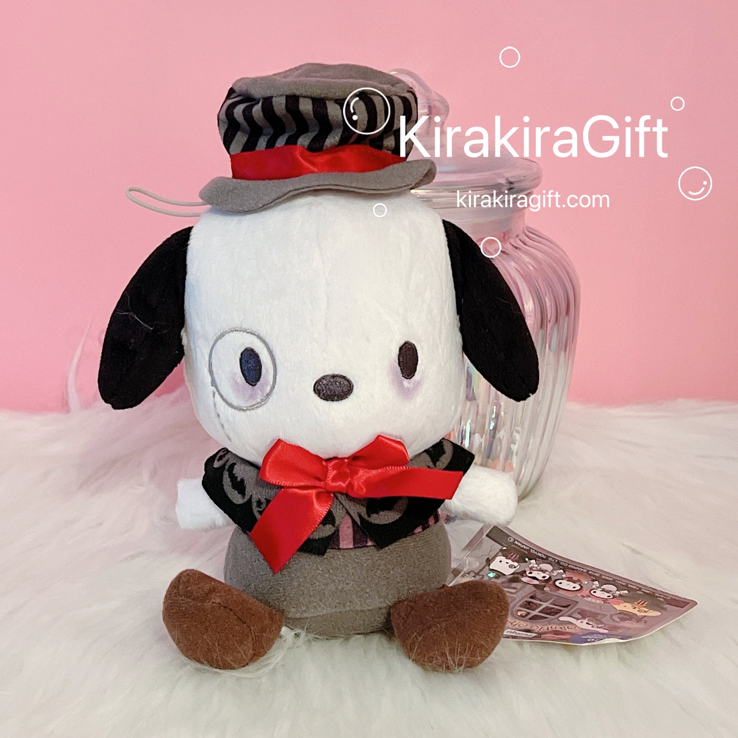Pochacco Black Eyes Plush Doll
