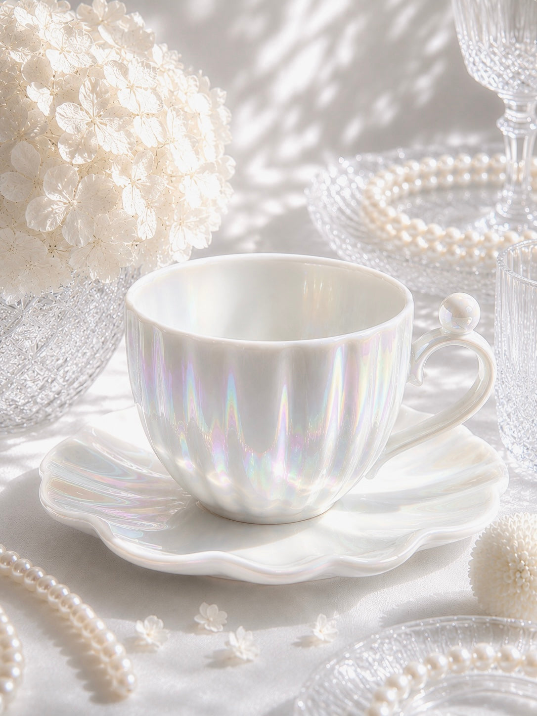 FrancFranc Pearlescent Tea Cup Set 180ml