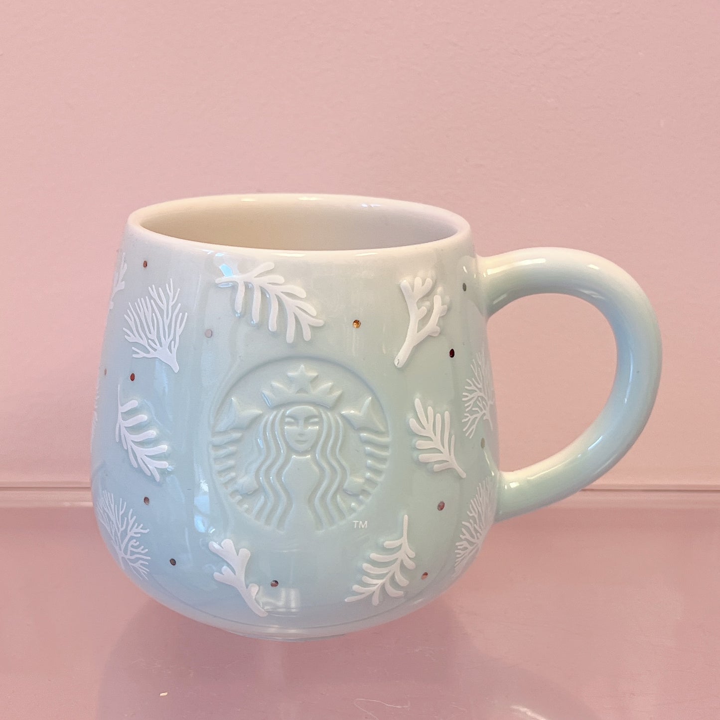 Japan Starbucks green ocean Mug