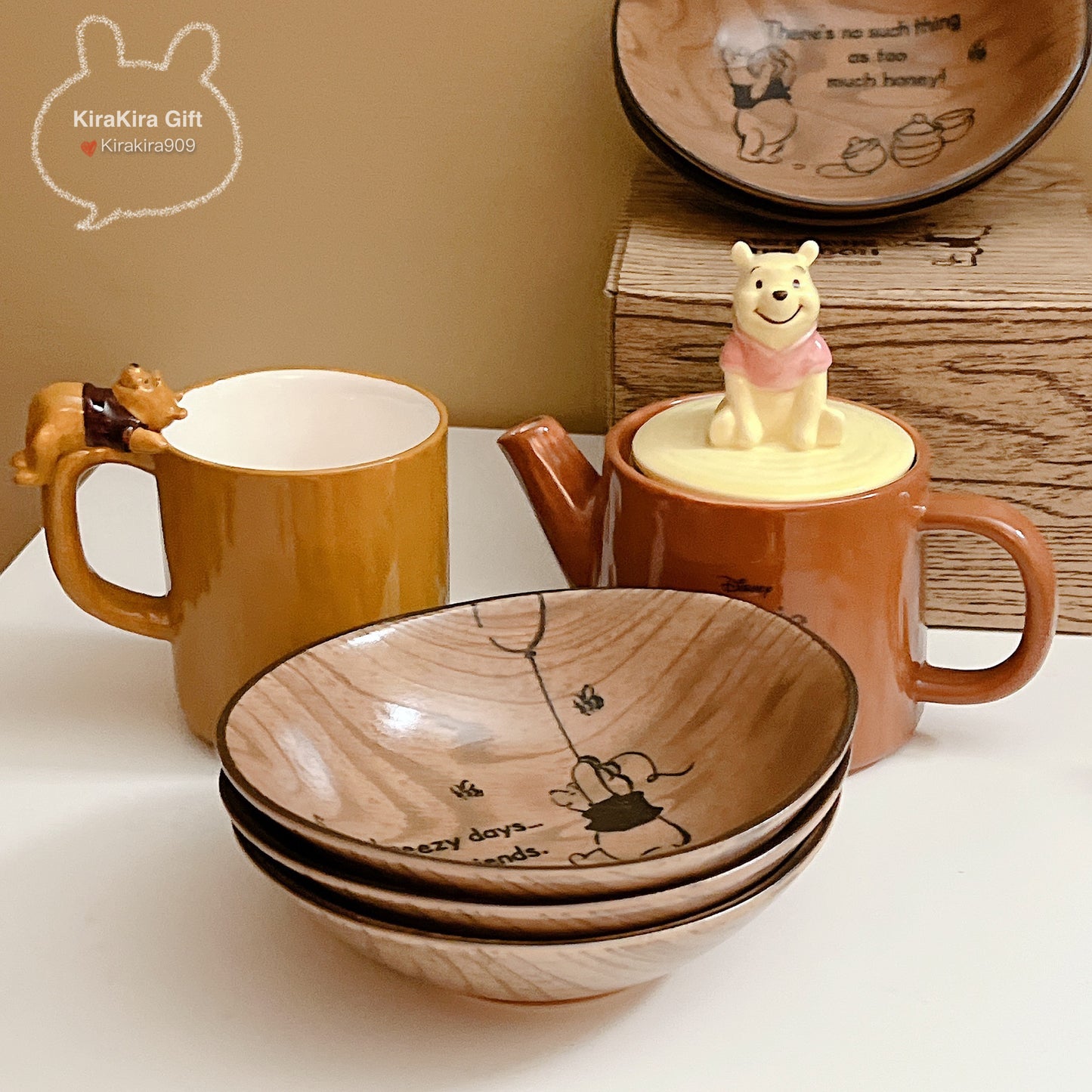 Winnie the Pooh Plate Set