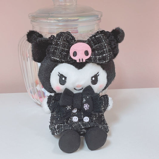 Kuromi Winter Chanel-Style plush charm
