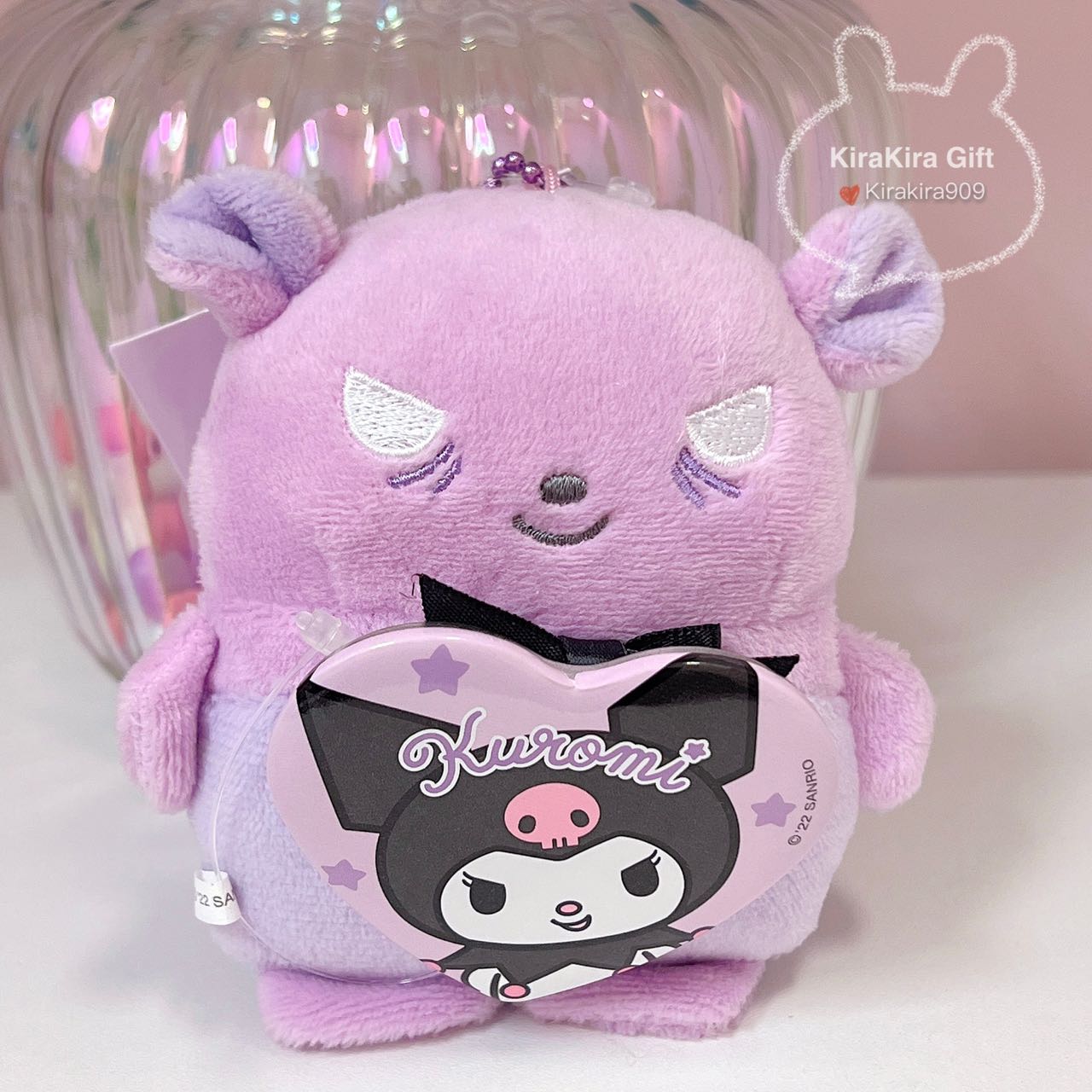 Kuromi Baku Pin plush charm