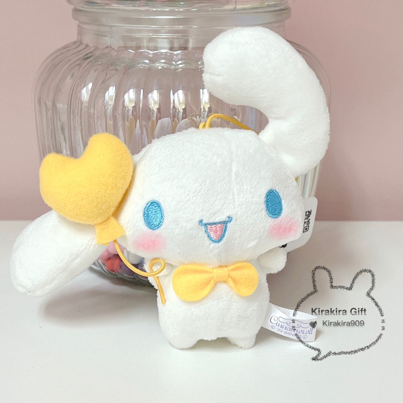 Cinnamoroll Yellow Balloon plush charm