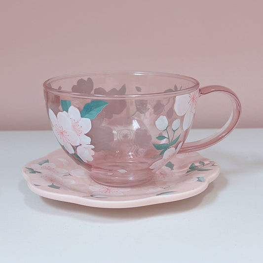 Korean Starbucks Sakura Glass Set
