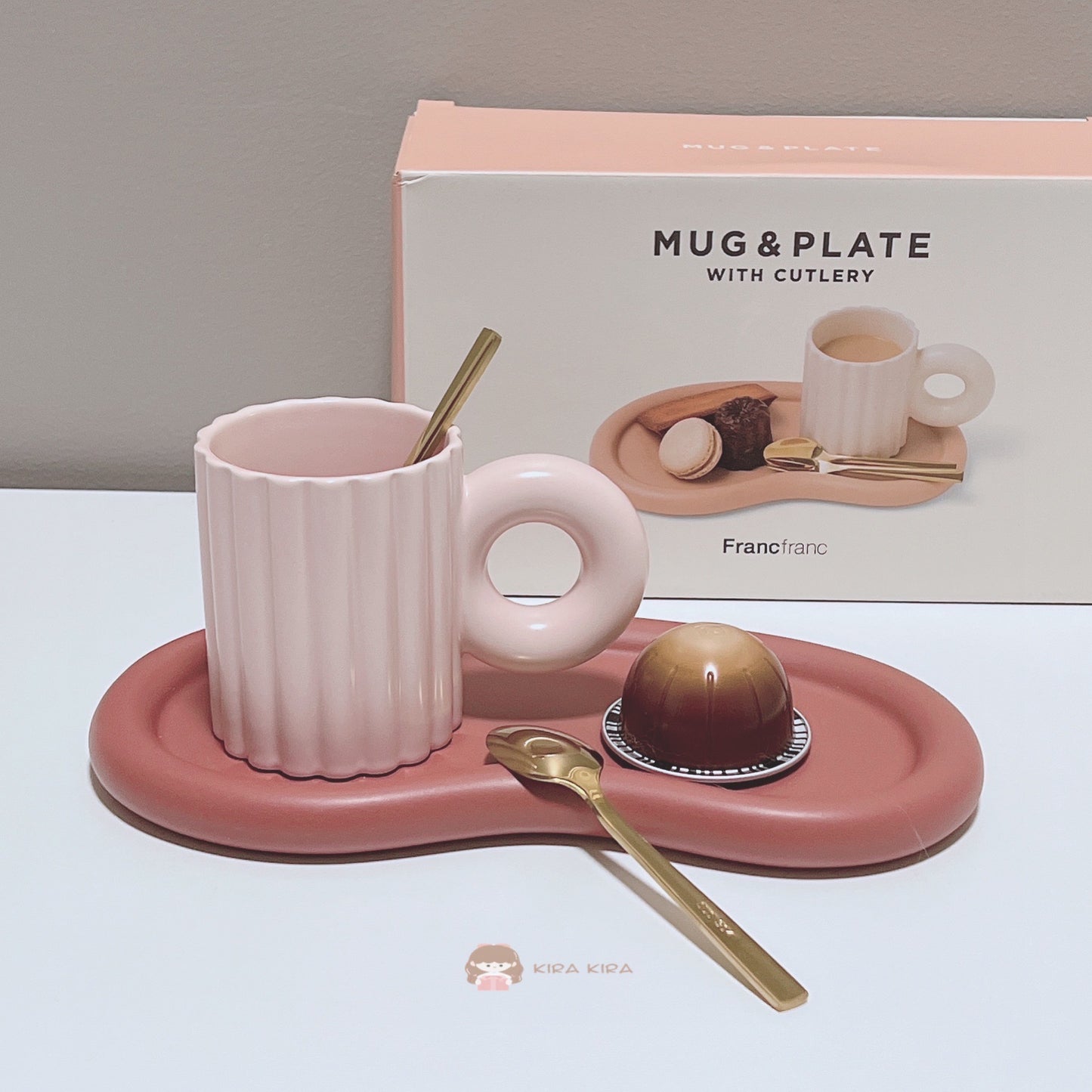 FrancFranc Mug Plate With Cutlery