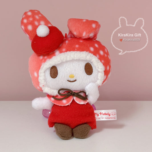 My Melody Mushroom Rabbit Plush Charm