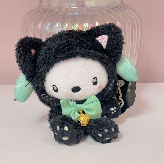 Pochacco Black Cat Bell plush charm