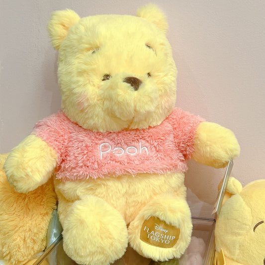 Pink Sweater Winnie Plush Doll