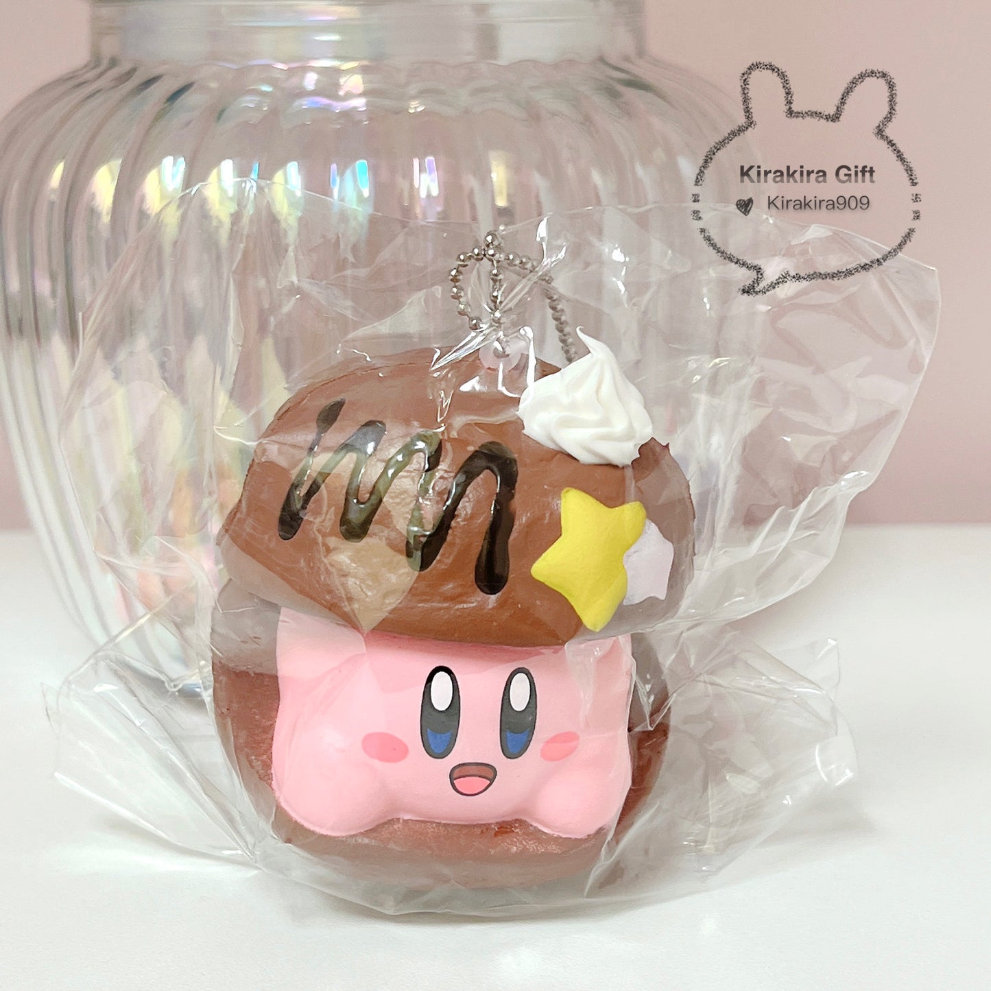 Kirby Dessert Chocolate Squishy
