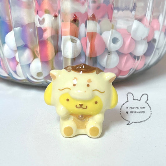 Pudding Dog Dragon Year Fortune Decoration
