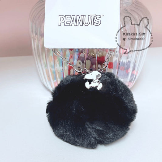 Snoopy Black Ball Plush Charm