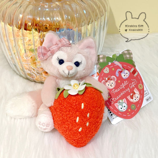 Tokyo Disneyland LinaBell Sitting Strawberry plush charm
