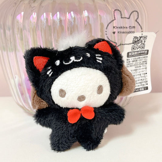 Pochacco Black Cat plush charm