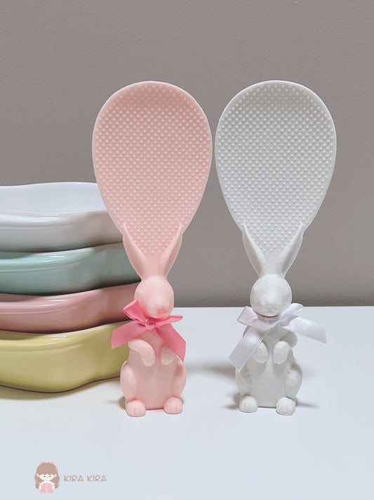 FrancFranc Pink Bunny Rice Spoon