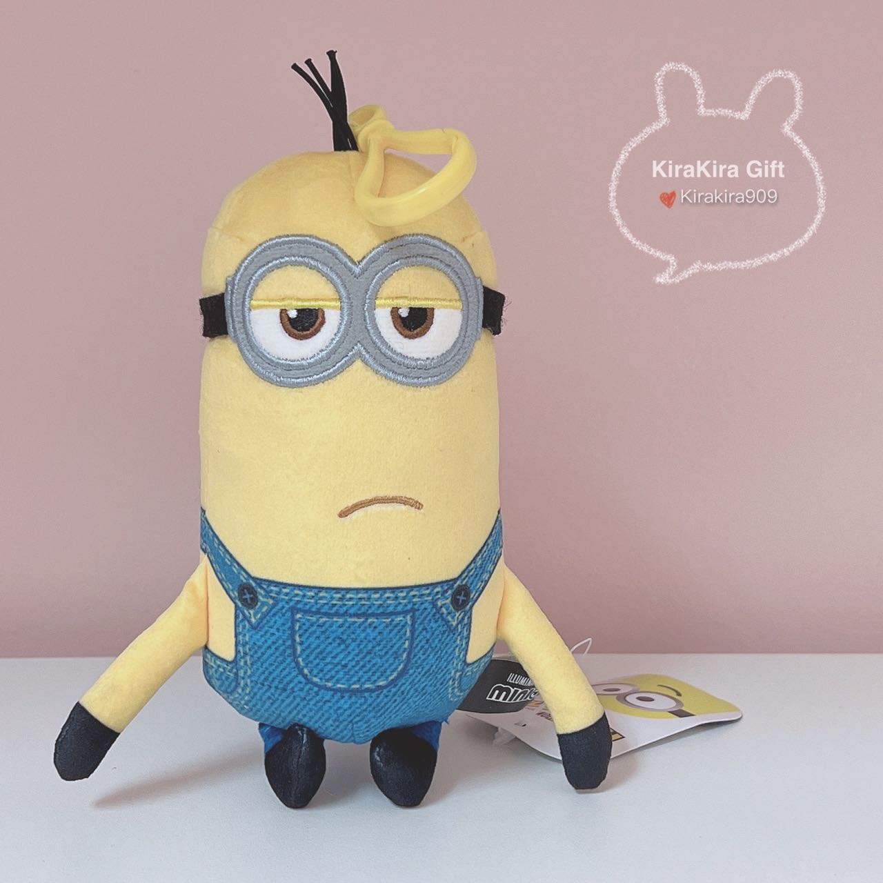 Minion Grumpy plush charm