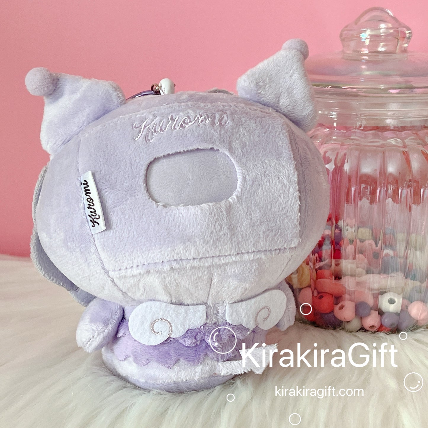 Kuromi Card Holder plush charm